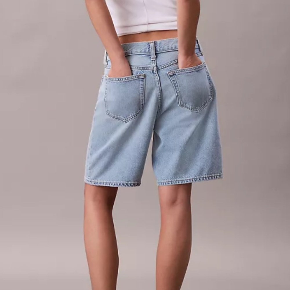Calvin Klein relaxed Bermuda shorts-relaxed soft denim Shorts
